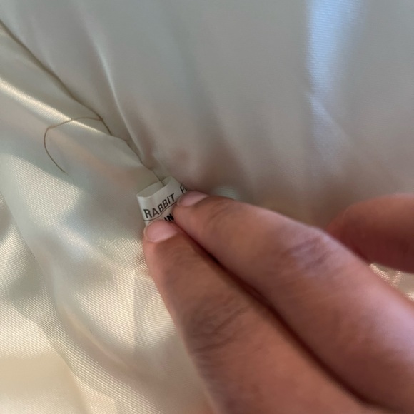 Short Rabbit Fur Coat - Picture 3 of 3